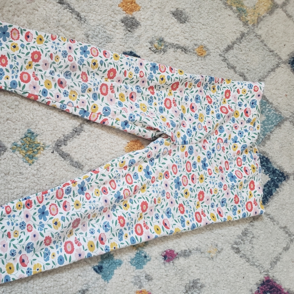 Baby Boden Floral Leggings